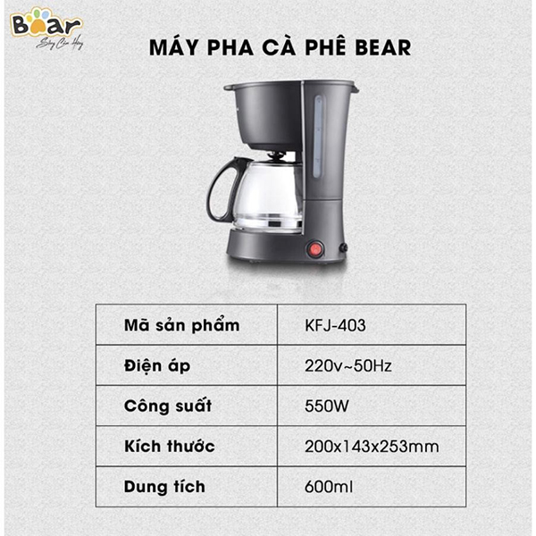 Máy pha cà phê Bear B06V2