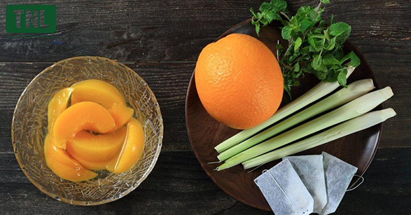 Đào, cam, sả, chanh nên chọn loại tươi ngon, tự chế giúp đảm bảo chất lượng
